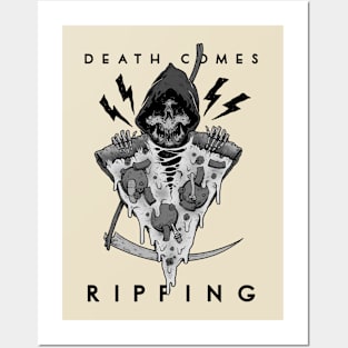 Death Comes Ripping - the colorless edition Posters and Art